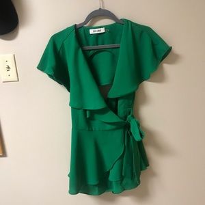 Emerald Green Romper!!